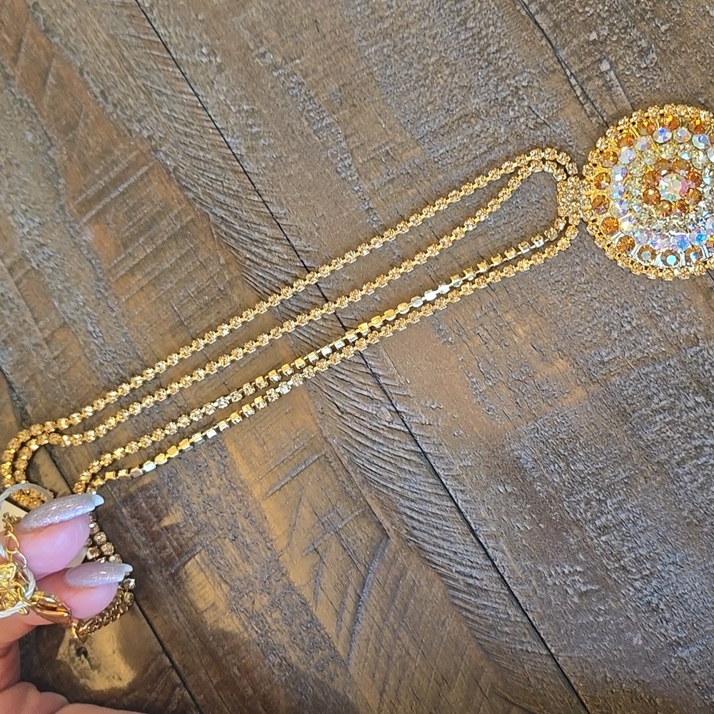 NWT RARE Swarovski Crystal Necklace - Picture 3 of 9